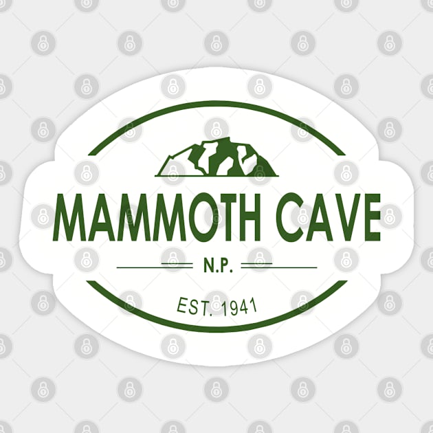 Mammoth Cave National Park Sticker by esskay1000